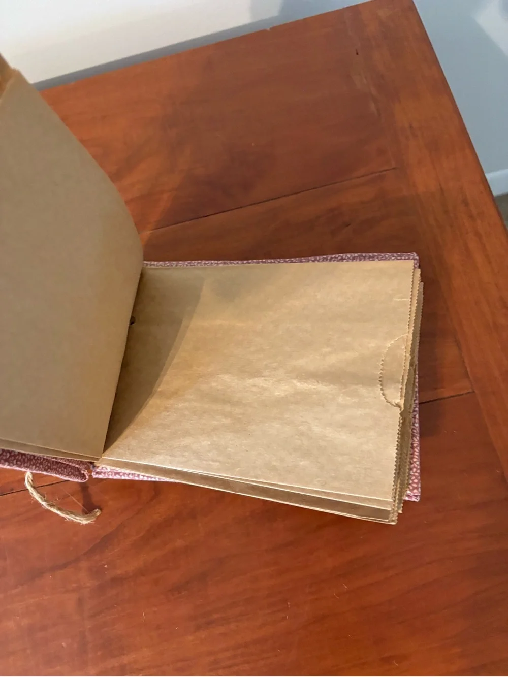 Handmade beautiful scrapbook